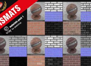 SketchUp Vray材质预设包 Vismats for V-Ray SketchUp