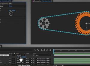 AE脚本-链条滑轮绑定动画 Aescripts Chain & Sprockets v1.03 + 使用教程