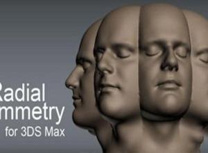 3DS MAX环形对称复制阵列插件 Radial Symmetry V1.11 For 3DS MAX 9 – 2020