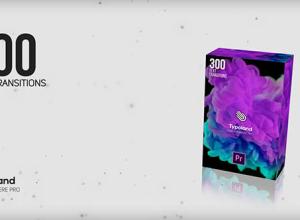 PR预设-300组文字标题排版信号损坏动画效果300 Text Transitions pack