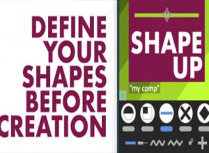 AE脚本-自定义生成图形层动画Aescripts Shape Up v1.04 + 使用教程