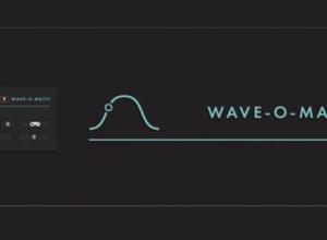 波浪形状运动MG动画AE脚本 Aescripts Wave-o-Matic v1.2 + 使用教程