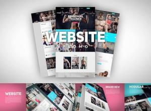 AE模板-网站促销介绍宣传片头 Website Promo