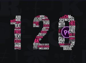 PR预设-120组动态排版文字标题动画 120 Text Animations for Premiere Pro