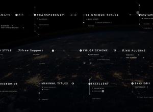 AE模板-科技感闪烁故障文字标题动画 Blink Titles