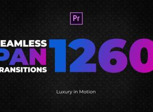 Pr预设-1260种现代动感无缝视频转场预设