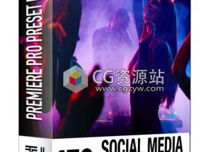 PR模板-150+变焦放大故障视频转场预设+250个转场音效