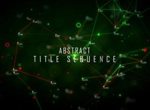 AE模板-科技感五颜六色抽象标题点线数据背景文字宣传片头 Colorful Abstract Titles