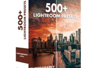 LR预设-500+Lightroom时尚摄影唯美暖色调自然调色预设包