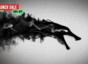 AE模板-艺术介绍水墨龙Logo动画 Ink Dragon Reveal