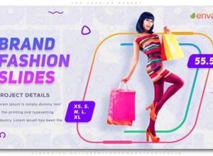 AE模板-服装广告折扣促销电视栏目包装片头 PRO Fashion Market