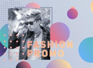 AE模板-时尚彩色渐变圆点商店服装宣传片 Gradient Fashion Commercial