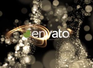 FCPX插件-漂亮粒子背景logo动画Logo Reveal FCPX