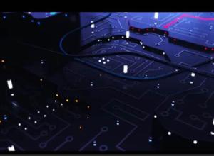 PR模板-现代时尚三维科技感背景logo动画