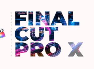 FCPX插件-25组时尚创意文字标题排版动画 Creative Titles