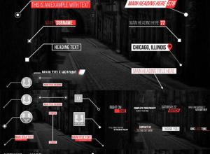 FCPX插件-102组信号损坏呼叫指示线排版文字标题字幕动画预设
