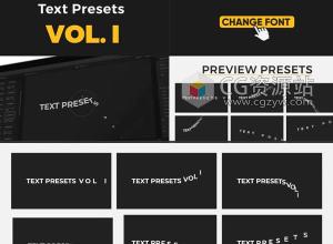 FCPX插件-三套137组缓入缓出弹性文字标题字幕MG动画预设