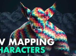Maya角色模型展UV教程 FlippedNormals – UV Mapping Characters with Henning and Morten
