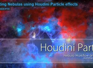 宇宙星云Houdini粒子教程Houdini Particles Nebula