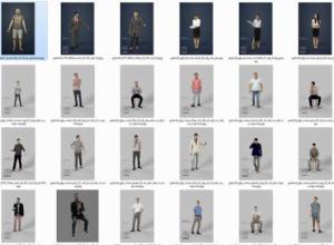 82个人物角色3D模型 Gobotree People – 82 People