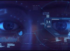 AE模板-科技感标志眼睛开场片头High Tech Logo V02 Eye Opener
