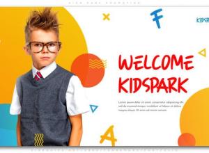 AE模板-小孩儿童庆祝活动图片视频宣传片头 Kids Park Promotion