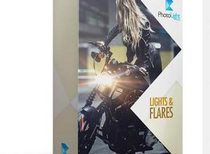 PS镜头光效耀斑图片动作预设 Photo Light Pro – Lights & Flares Pack
