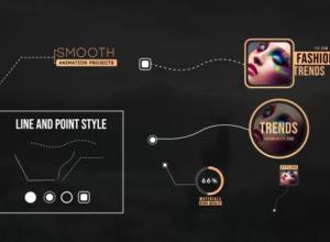 AE模板-14个科技感呼出独特标注标题Unique Callout Titles