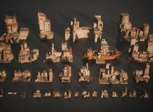 荒芜之地废墟工厂场景3D模型 Kitbash3d – Wasteland