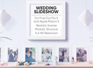 FCPX插件-婚礼幻灯片照片相册片头 Wedding Slideshow