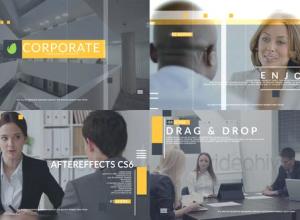 AE模板-现代企业照片视频包装片头Modern Corporate