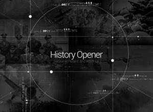 AE模板-黑白复古历史回忆相册开场片头History Opener
