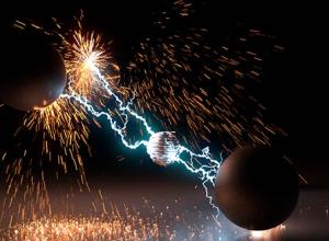 Houdini高级火花粒子飞行来源碰撞分裂模糊闪电特效案例教程