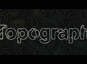 地图海拔等高线图形动画AE脚本 Aescripts Topograph v1.0.2 + 视频教程
