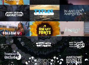 FCPX插件-3套手绘卡通漫画文字标题字幕动画预设