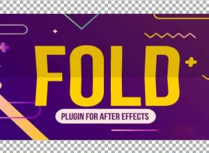 折叠折纸动画AE插件 AESweets Fold v1.0 Win/Mac