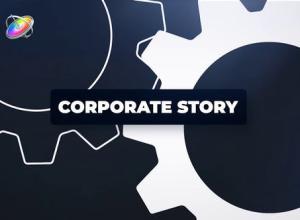FCPX模板插件-商务公司齿轮背景视频宣传片头 Corporate Story+使用教程