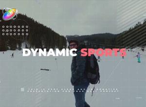 FCPX插件-动感体育运动视频包装片头 Dynamic Sports