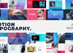 FCPX插件-20组时尚文字图片排版字幕动画预设