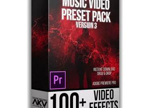 PR预设-100+专业音乐视频故障效果Premiere预设