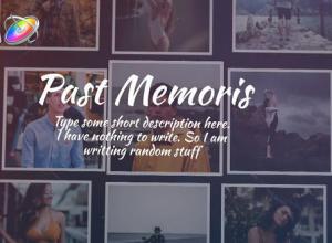 FCPX模板-旅游回忆相册照片墙开场片头预设