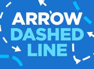 40组虚线箭头动画视频素材 Arrow Dashed Line
