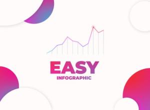 AE模板-扁平化简易信息图信息数据动画 Easy Infographic