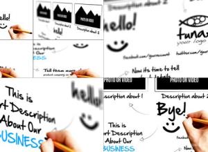 AE模板-手写草图演示开场动画Sketch Presentation