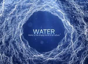 PR预设-大气抽象波浪粒子背景标题宣传片Water - Inspirational Titles - Premiere Pro