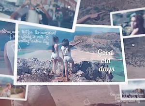 FCPX模板插件-家庭相册幻灯片图片视频动画片头 Good old days+使用教程