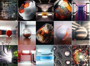 301个C4D物理渲染器项目文件Cinema4D模型包Win/Mac