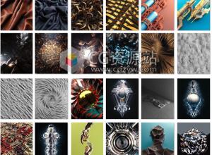 40个C4D Redshift渲染器项目文件Cinema4D模型包Win/Mac