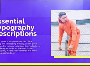 FCPX模板插件-项目组合演示图文展示片头+背景音乐