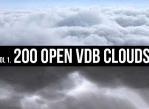 200组VDB体积云模型Open VDB Clouds Pack